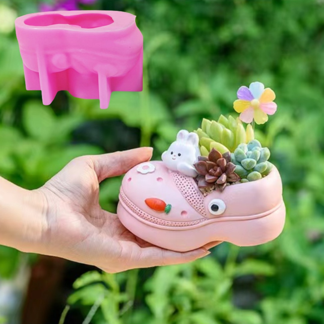 Echeveria Succulent - 3D Animal Slippers Succulent Plant Flower
