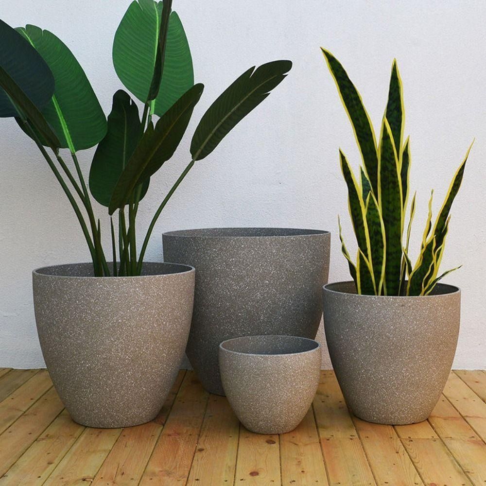 Aloe Vera Pot - Frosted Imitation Stone Bonsai Flowerpot Balcony