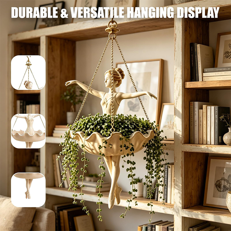 Spider Plant Hanging - Ballet Dancer Hanging Planter Ballerina Plant
