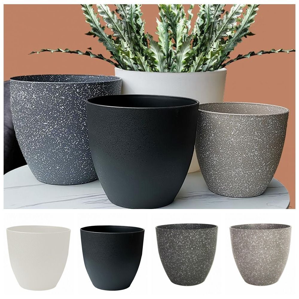 Aloe Vera Pot - Frosted Imitation Stone Flower Pots Gardening