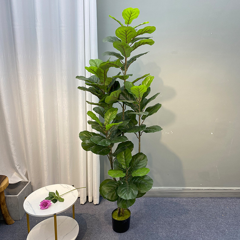 Ficus Lyrata Tree - 59in Large Ficus Tree Artificial Plants