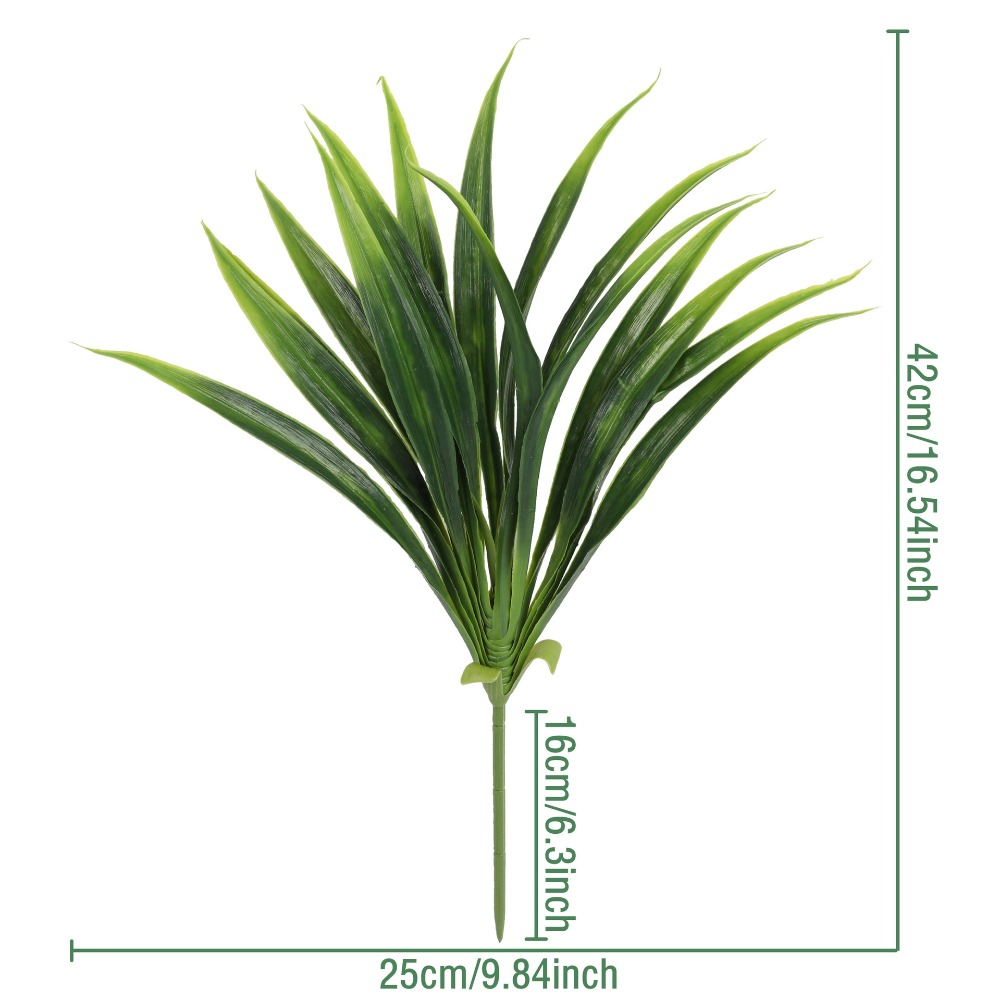 Spider Plant Hanging - Realistic 42cm Artificial Orchid Leaves Simulation