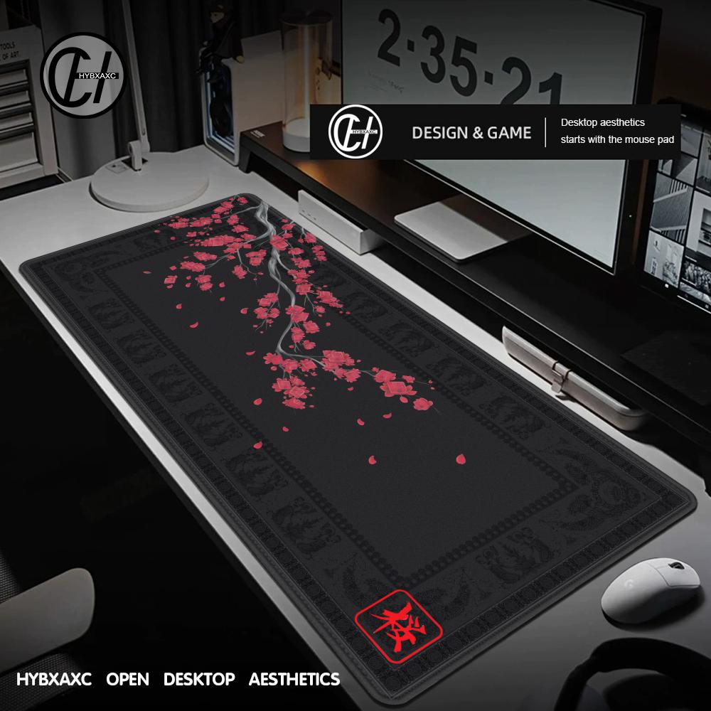 Tradescantia Purple - 1200x600 Japan Black Sakura Gaming Mouse