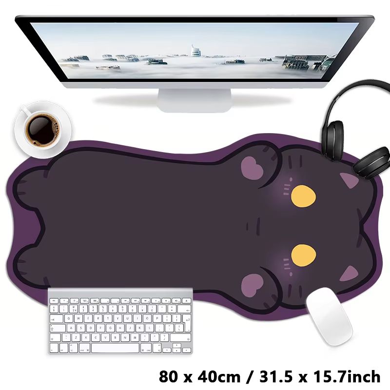 Tradescantia Purple - VIKAMA Cute Cartoon Black Cat Shaped