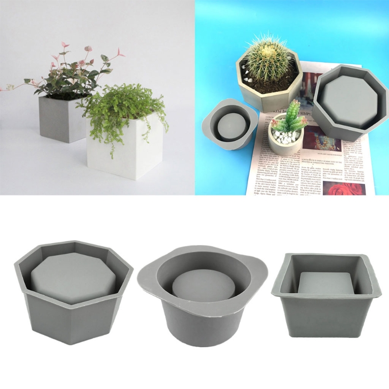 Echeveria Succulent - Handmade Succulent Planter Flowerpot Silicone Mold