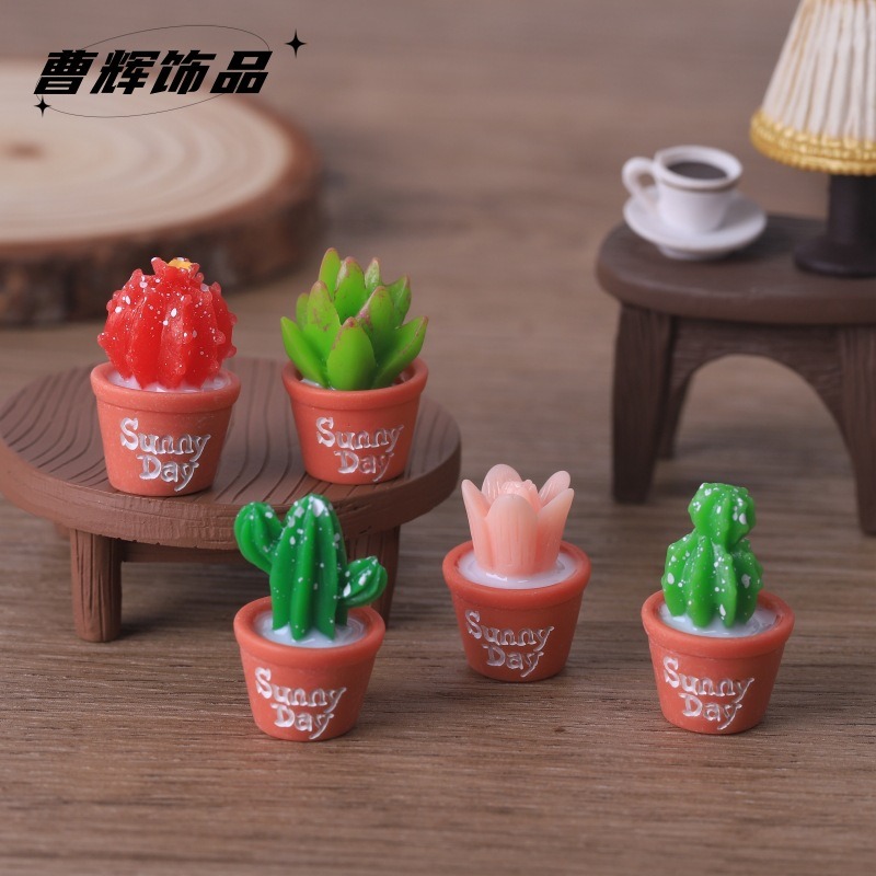 Echeveria Succulent - 5pcs Simulation succulent potted plant gardening