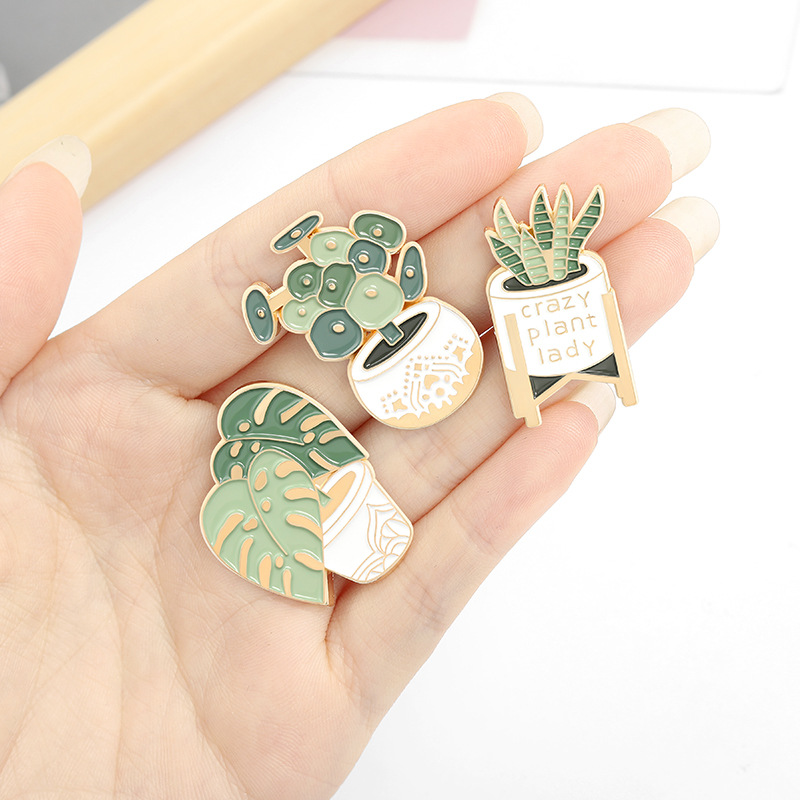 Potted Plant Brooch Monstera A - огляд і ціна Aloe Vera Pot