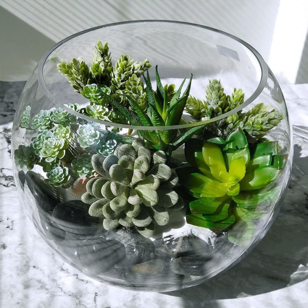 15pcs Artificial Succulent Pla - огляд і ціна Echeveria Succulent
