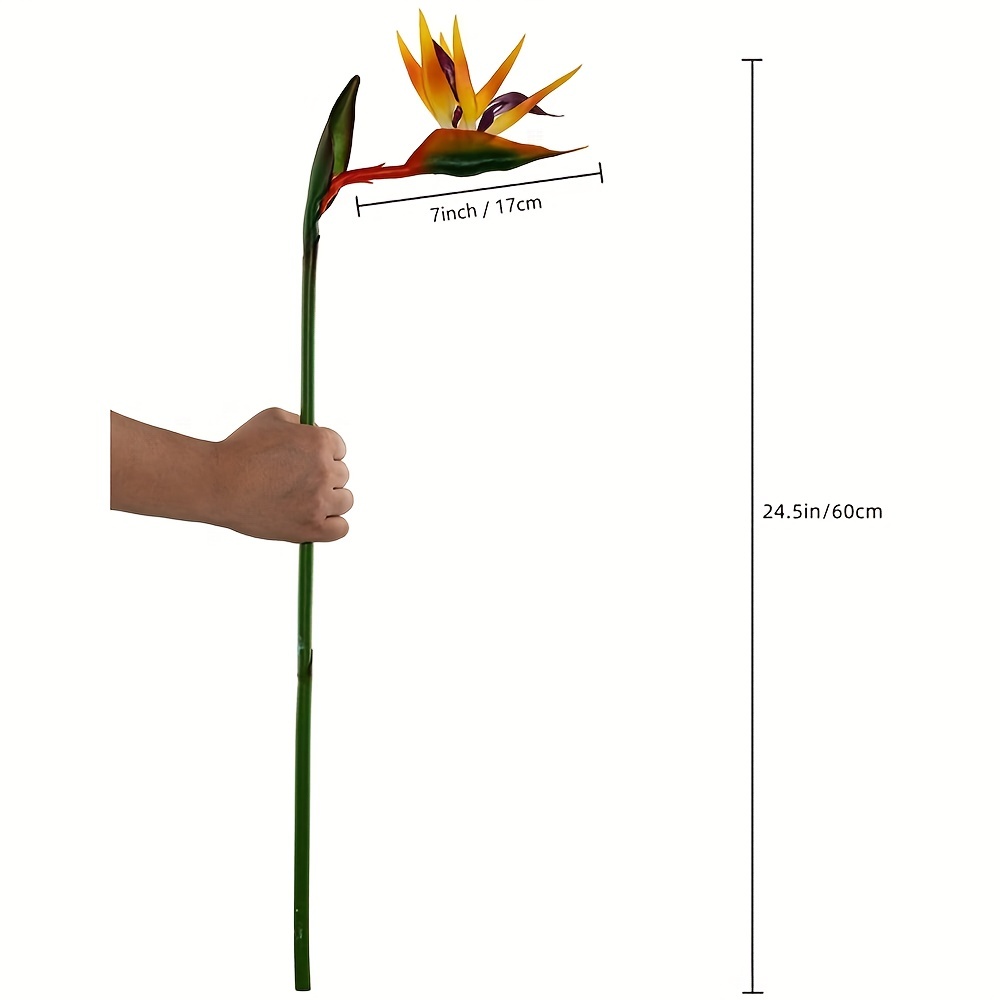 3pcs Artificial Bird Of Paradi - огляд і ціна Bird Paradise Strelitzia