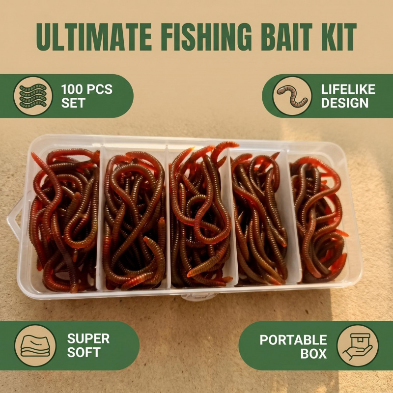 100pcs Soft Lure Bass Bream Bl - огляд і ціна Aglaonema Red