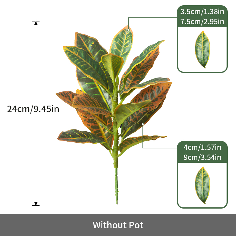 24-41cm Artificial Plants Fake - огляд і ціна Ficus Lyrata Tree