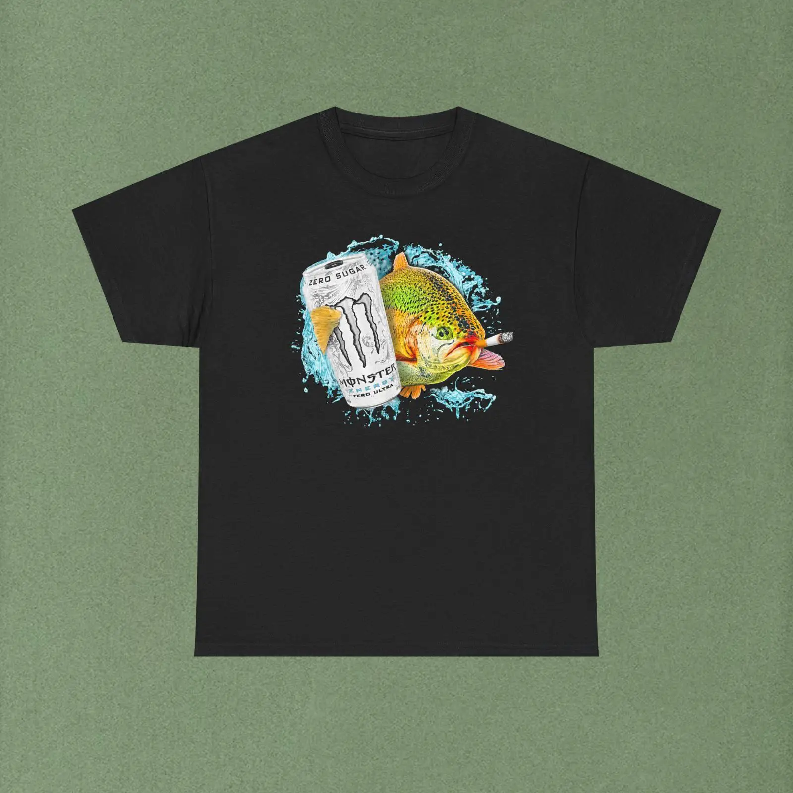 White Monster Fish T Shirt vin - огляд і ціна Monstera Adansonii