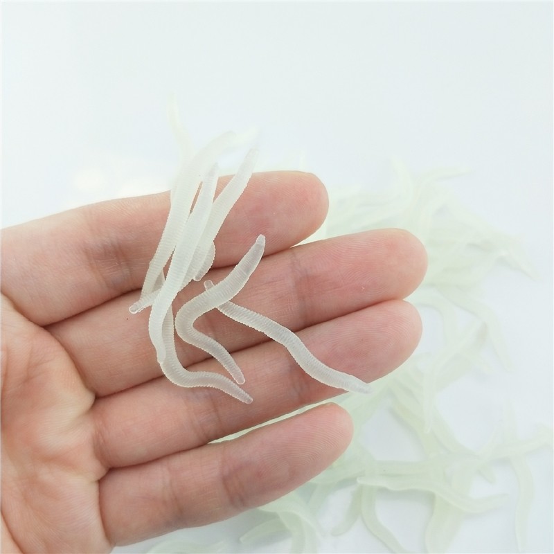 60pcs 4cm Fishing Silicone Lum - огляд і ціна Aglaonema Red