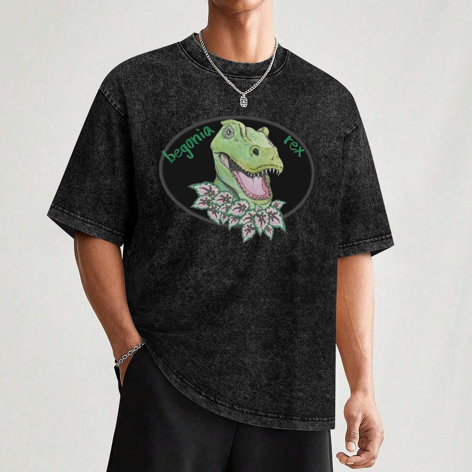 T rex begonia T-Shirt Big and  - огляд і ціна Begonia Rex