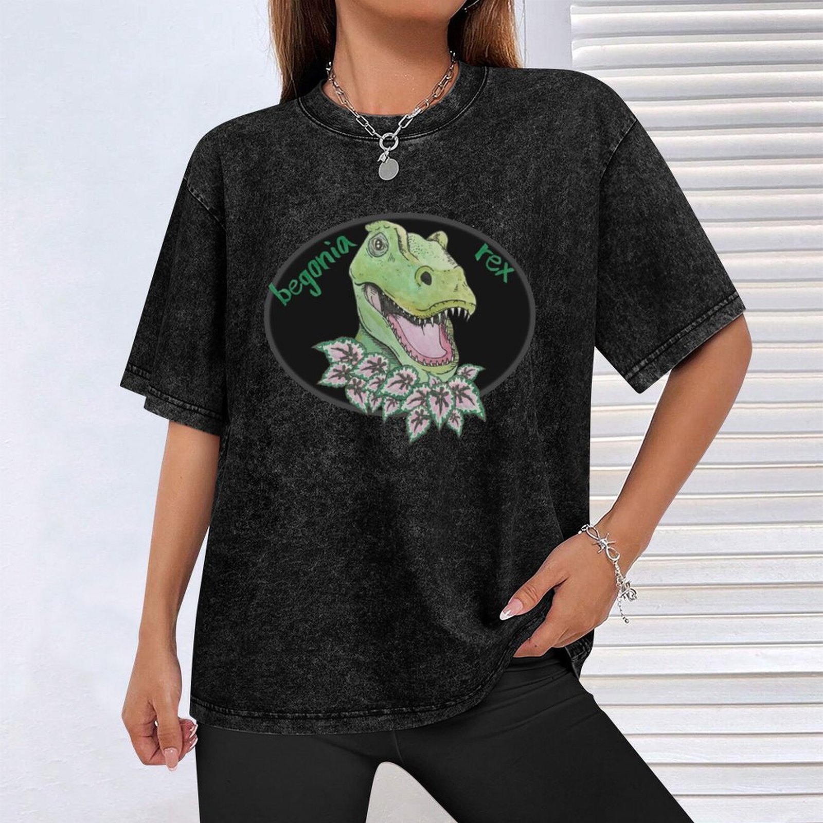 T rex begonia T-Shirt Big and  - огляд і ціна Begonia Rex