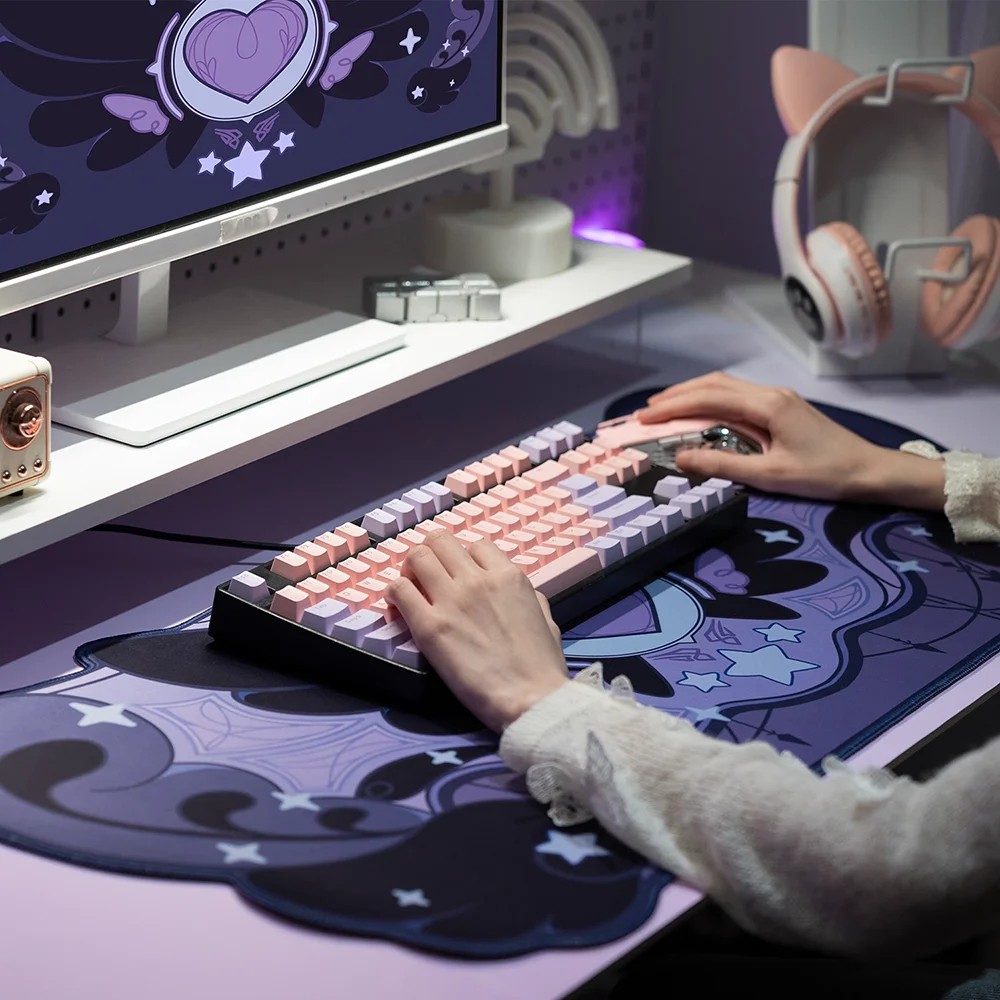 VIKAMA Mouse Pad Desk Mat Irre - огляд і ціна Tradescantia Purple